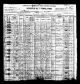 Census 1900 in Detroit in Wayne, MI, USA..